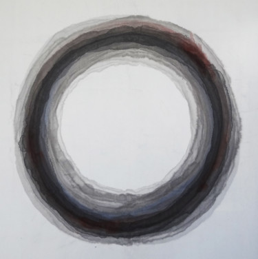 Peinture intitulée "Perspective7°" par Biru Zhao, Œuvre d'art originale, Encre