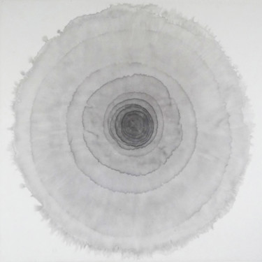 Картина под названием "Perspective1°" - Biru Zhao, Подлинное произведение искусства, Чернила Установлен на Деревянная рама д…