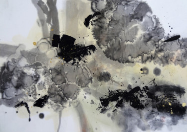 Malarstwo zatytułowany „Fleurs de rêve 10°” autorstwa Biru Zhao, Oryginalna praca