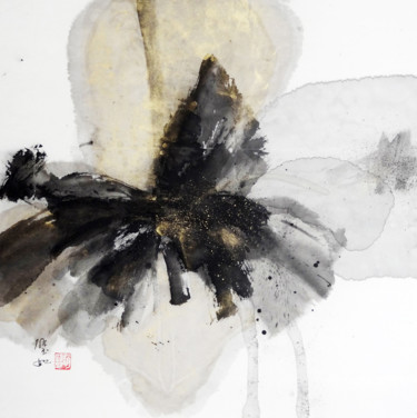 Pintura intitulada "Fleurs de rêve 6°" por Biru Zhao, Obras de arte originais