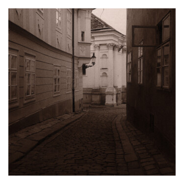 Photography titled "Old Town Alley" by Zheka Khalétsky, Original Artwork, Non Manipulated Photography