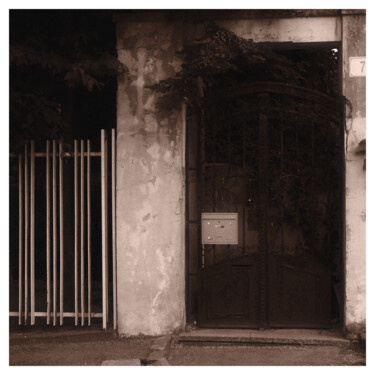 Photography titled "Rusty Gate" by Zheka Khalétsky, Original Artwork, Non Manipulated Photography