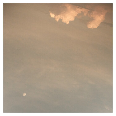 Photography titled "moon and cloud" by Zheka Khalétsky, Original Artwork, Non Manipulated Photography