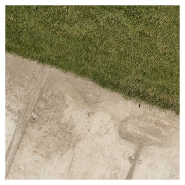 Fotografía titulada "grass and concrete…" por Zheka Khalétsky, Obra de arte original, Fotografía no manipulada