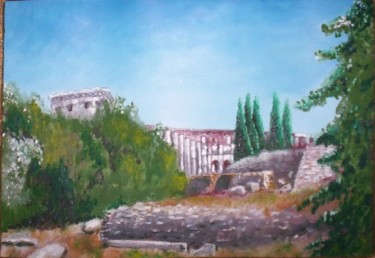 Картина под названием "Колизей" - Валерий Железнов, Подлинное произведение искусства, Масло