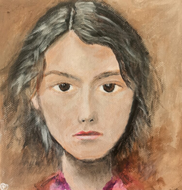 绘画 标题为“A female” 由Zhengyuan (Cooper) Gao, 原创艺术品, 丙烯