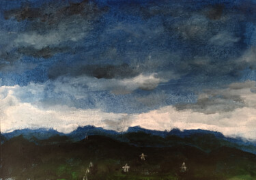 Painting titled "My view on 26th flo…" by Zhengyuan (Cooper) Gao, Original Artwork, Acrylic