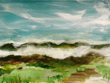 Painting titled "My view on the 26th…" by Zhengyuan (Cooper) Gao, Original Artwork, Acrylic