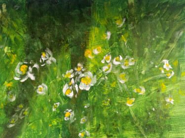 Malerei mit dem Titel "Bloom beneath my fe…" von Zhengyuan (Cooper) Gao, Original-Kunstwerk, Acryl