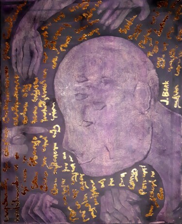 Картина под названием "whisper" - Zhenya Kraynova (J.K), Подлинное произведение искусства, Акрил Установлен на Деревянная ра…