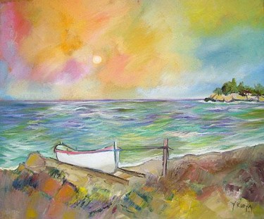 Painting titled "Landscape" by Zhivko Kozhuharov, Original Artwork