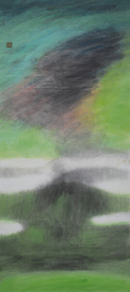 "Clouds of Spring Mo…" başlıklı Tablo 志泽 吕 tarafından, Orijinal sanat, Mürekkep