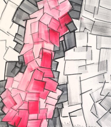 绘画 标题为“晶体” 由朝乐门, 原创艺术品, 水粉