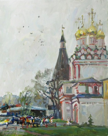 Malerei mit dem Titel "Good sign" von Juliya Zhukova, Original-Kunstwerk, Öl
