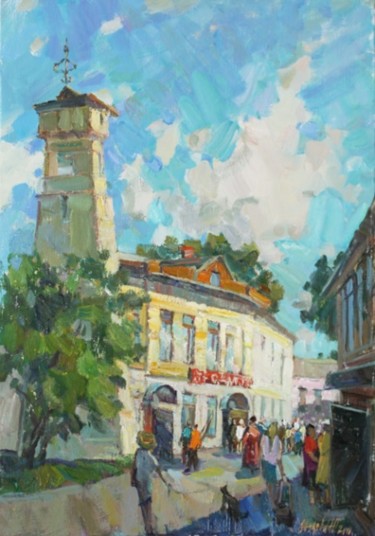 Painting titled "Provincial Russian…" by Juliya Zhukova, Original Artwork, Oil