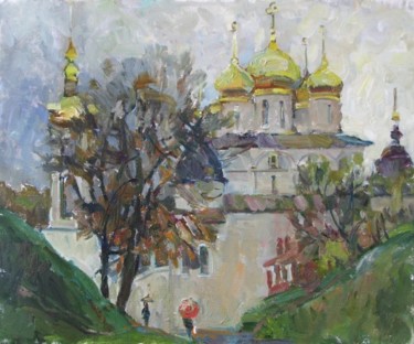 Malerei mit dem Titel "Motives of autumn.…" von Juliya Zhukova, Original-Kunstwerk, Öl