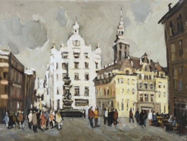 Peinture intitulée "Remembering Denmark" par Juliya Zhukova, Œuvre d'art originale, Huile