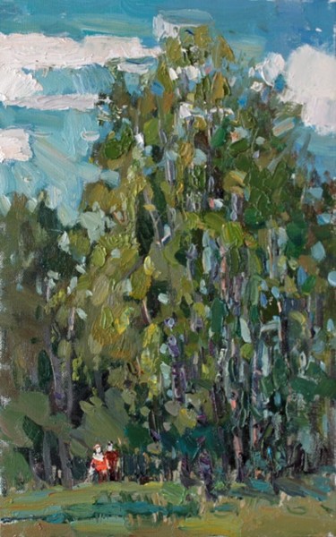 Картина под названием "Noon" - Juliya Zhukova, Подлинное произведение искусства, Масло