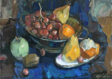 Malarstwo zatytułowany „Fruits” autorstwa Juliya Zhukova, Oryginalna praca, Olej
