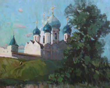 Painting titled "Welcome to Russia" by Juliya Zhukova, Original Artwork, Oil