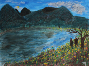 Painting titled "William and Dorothy…" by Ziad Dib Jreige, Original Artwork, Acrylic