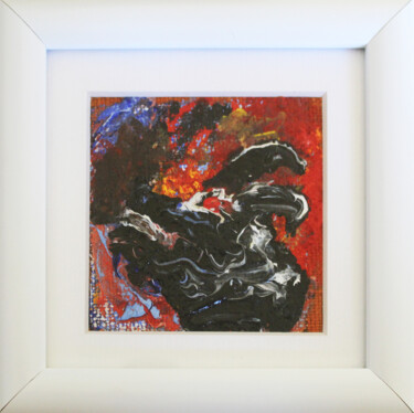Pittura intitolato "Fire in the hall" da Ziad Dib Jreige, Opera d'arte originale, Acrilico