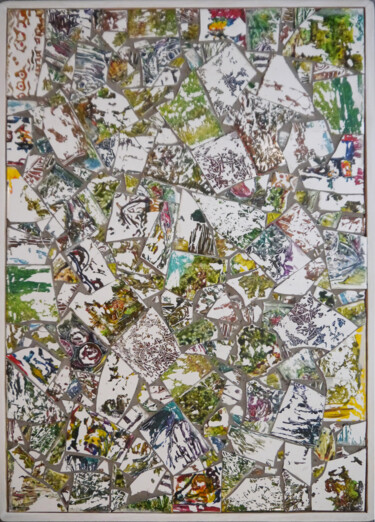 Peinture intitulée "HEOL11838 (Mosaic m…" par Ziemowit Fincek, Œuvre d'art originale, Mosaïque