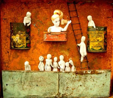 Peinture intitulée "il faut sauver bern…" par Dominique Gratini, Œuvre d'art originale