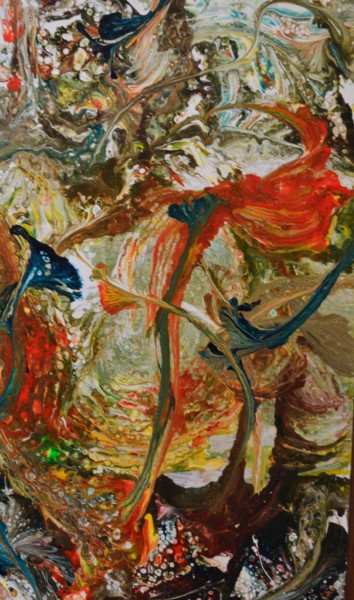 Pintura intitulada "beija flor" por Zinih, Obras de arte originais, Acrílico