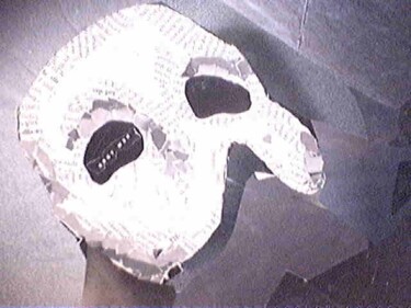 Disegno intitolato "Mask" da Zita Barbara Sanders, Opera d'arte originale