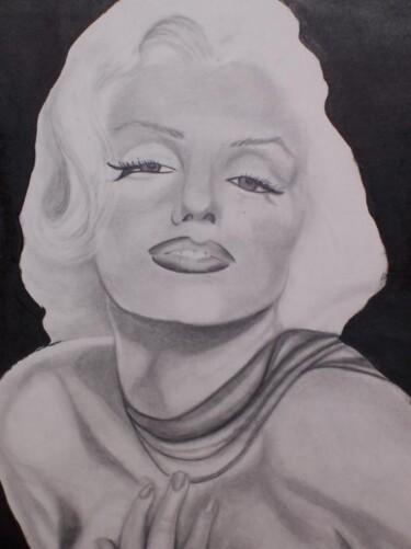 Drawing titled "Marilyn Monroe" by Zita Barbara Sanders, Original Artwork