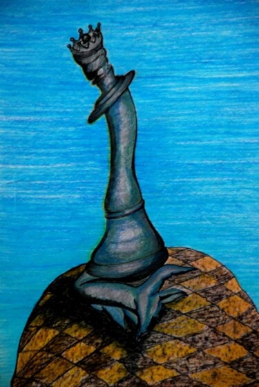 Dibujo titulada "The Little Mermaid" por Zita Barbara Sanders, Obra de arte original