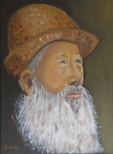 Pintura intitulada "Wu Ming" por Zita Dantas, Obras de arte originais