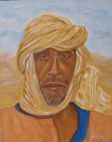 Pintura intitulada "Al Arabe" por Zita Dantas, Obras de arte originais