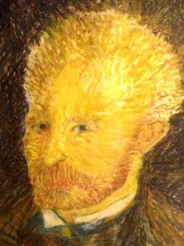 Painting titled "Vincent" by Zitof, Original Artwork