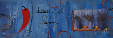Peinture intitulée "Senteurs de Provence" par Ziva Maddie Haentzler Krummenacher, Œuvre d'art originale, Autre