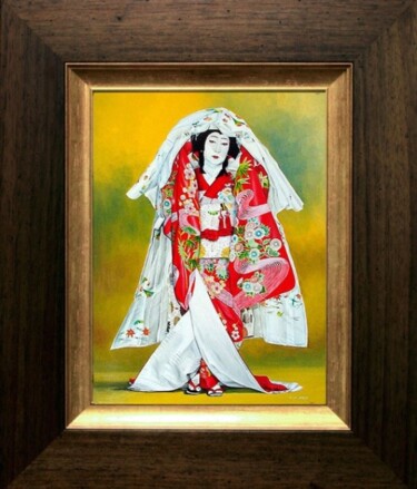 Painting titled "Kabuki: Sea of Love…" by Ziya Eris, Original Artwork