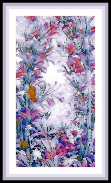 Digital Arts titled "Flowers" by Ziya Tatar, Original Artwork, Digital Painting