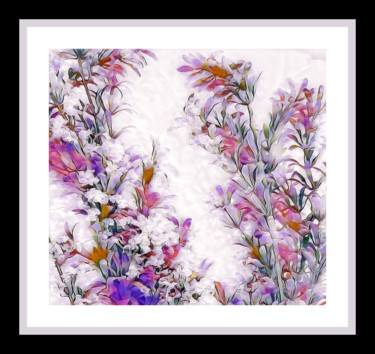 Digital Arts titled "Dreams flowers" by Ziya Tatar, Original Artwork, Digital Painting
