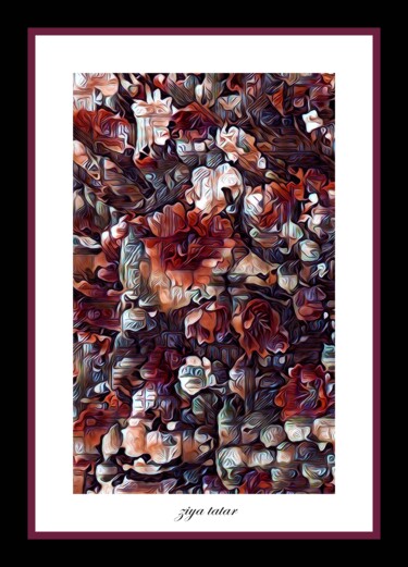 Digital Arts titled "Mosaic Dreams 2023" by Ziya Tatar, Original Artwork, Digital Painting