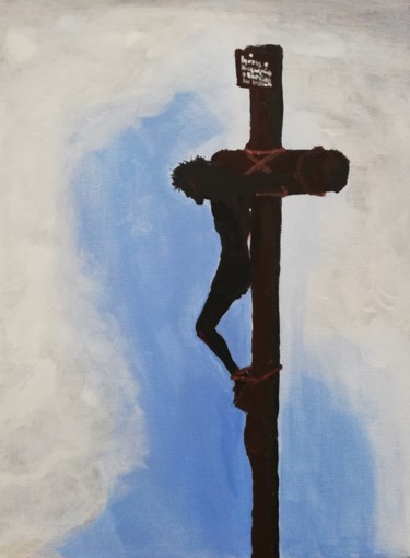Malarstwo zatytułowany „Christ” autorstwa Zo Sanadi, Oryginalna praca, Akryl