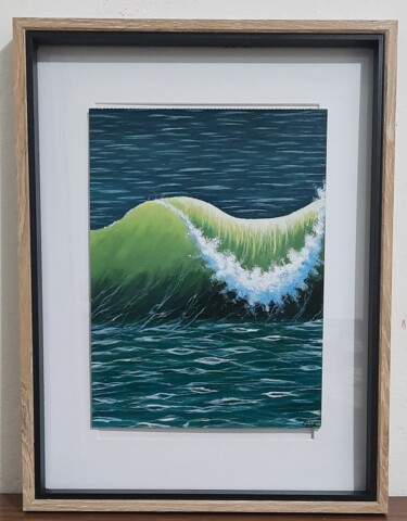 Peinture intitulée "Joy of the ocean" par Zoha, Œuvre d'art originale, Acrylique