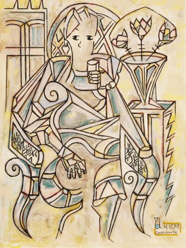 Pittura intitolato "CONVALESCENTIA" da Zol Artistic, Opera d'arte originale, Acrilico Montato su Telaio per barella in legno