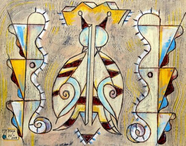 Peinture intitulée "MAYA" par Zol Artistic, Œuvre d'art originale, Acrylique Monté sur Châssis en bois