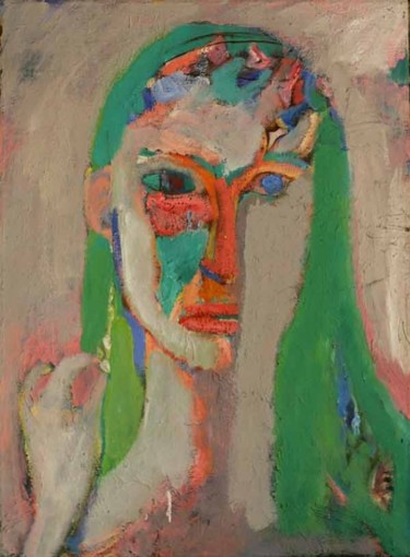 Painting titled "Марина" by Iurii Tsyganov, Original Artwork