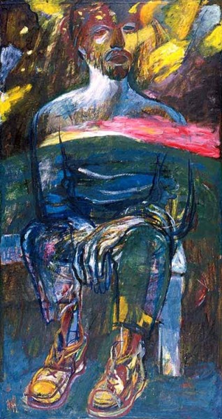 Painting titled "Закат" by Iurii Tsyganov, Original Artwork