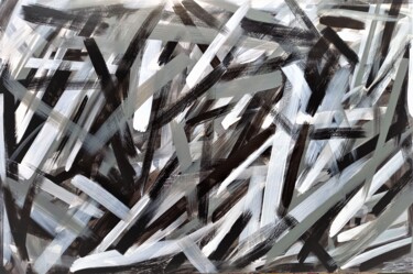 Peinture intitulée "In the Gray" par Zooj, Œuvre d'art originale, Acrylique