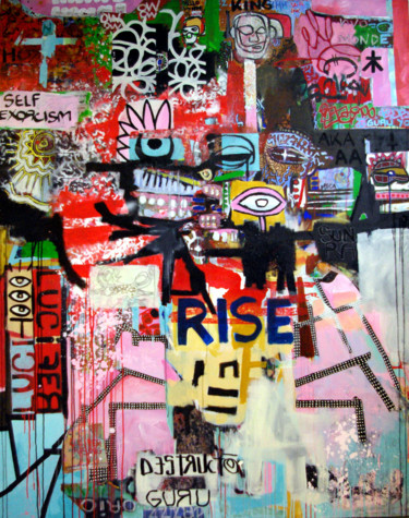 "Lucifer Rising" başlıklı Tablo Zoole tarafından, Orijinal sanat, Akrilik