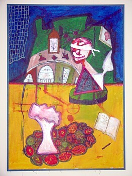 Malerei mit dem Titel "privat x" von Zoran Komatinović, Original-Kunstwerk