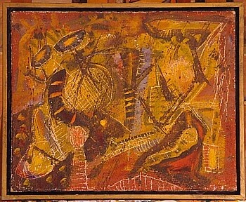 Malerei mit dem Titel "steinbock" von Zoran Komatinović, Original-Kunstwerk